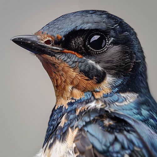 Portrait de l'hirondelle