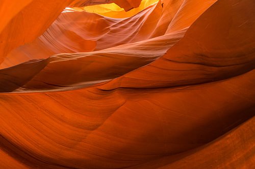 Goldene Wellen des Antelope Canyon