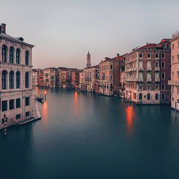 Avond in Venetië van Een Wasbeer