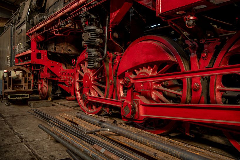 Entraînement d'une locomotive à vapeur par Willem Woudenberg / Photobywim