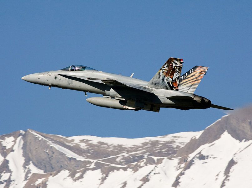 Chasseur à réaction F18 par Nico van Remmerden