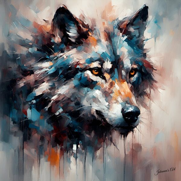 Der Geist des Wolfes 2 von Johannas Art Creations