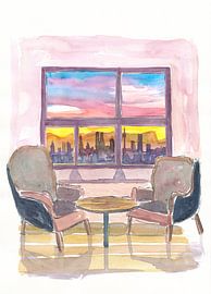 Fenêtre panoramique sur la Bavière de Munich