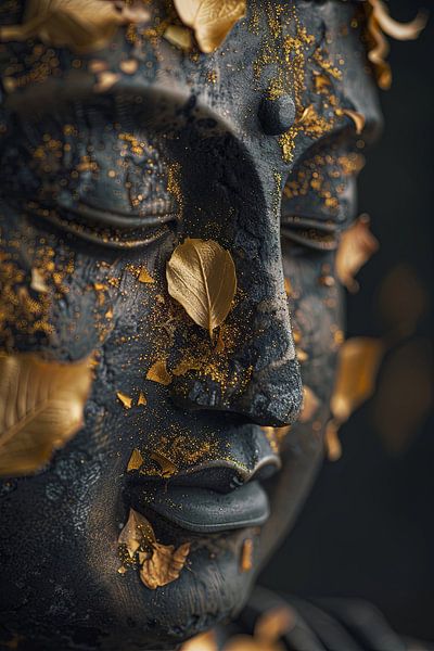 Bouddha doré par Poster Art Shop
