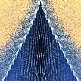 Zandduin abstract van Werner Lehmann