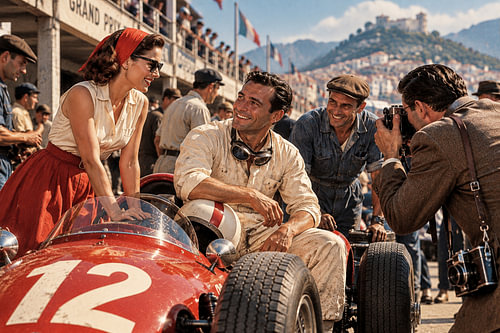 De Grand Prix van Monaco uit de jaren ’50 – Romantiek van het vintage racen