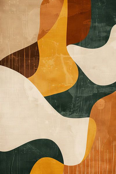 Fließende Formen von Poster Art Shop