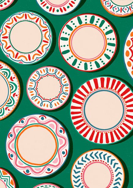 Decorative Plates by Nidhi Kachhadiya