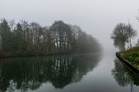 paysage brumeux au bord de la rivière par Patrick Verhoef Aperçu