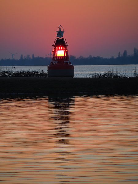 Aalsmeer-Licht auf dem Wasser von Gaby  van der Peijl