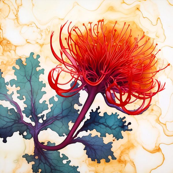 Aquarell-Blumen von Virgil Quinn - Decorative Arts