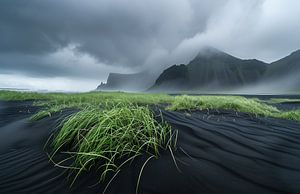 Wilde Natur, dramatische Himmelskulisse