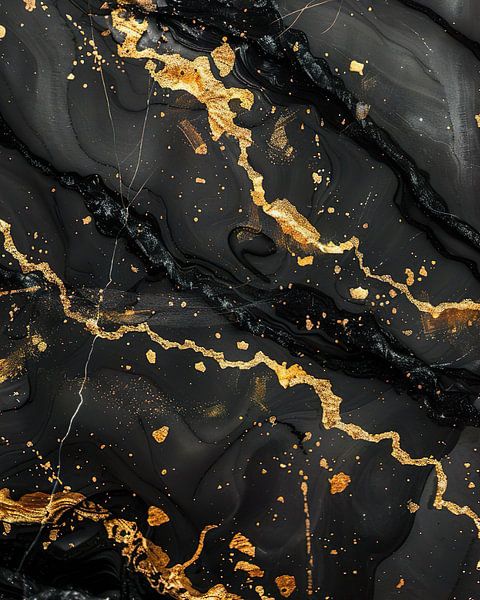 Abstrakter Hauch von Gold von It starts with Art