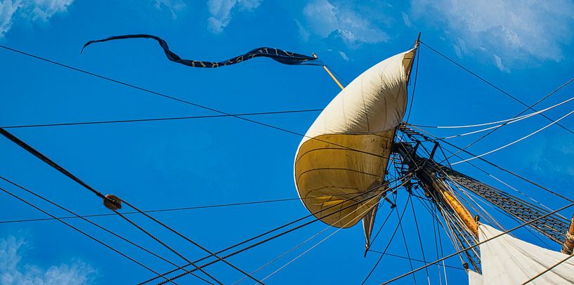 Geblähten Segeln, Sail 2015 Amsterdam von Rietje Bulthuis
