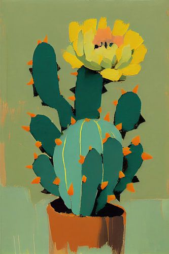 Cactus fleuri