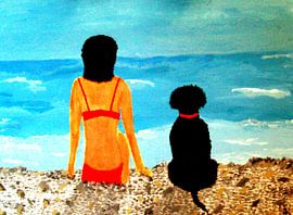 CURLY`S IN RED by Aat Kuijpers