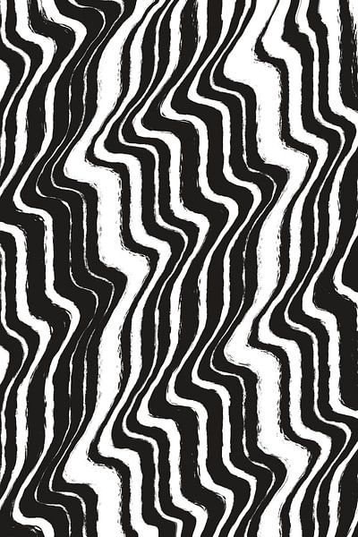 Black and white - Abstract by Studio Malabar