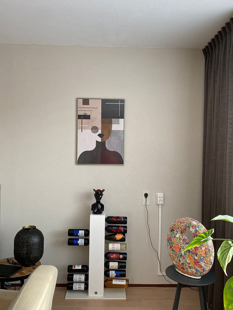 Porrtet abstrait  par Mirjam Duizendstra 