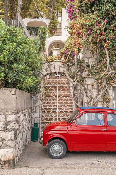 Alter Fiat 500 auf der Insel Capri von Henrike Schenk