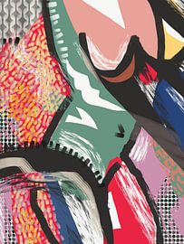 Lebendige bunte abstrakte von Little Dean