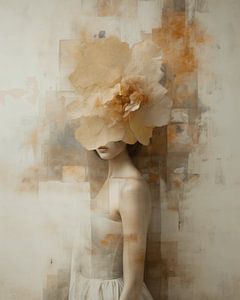 Modern und abstrakt "Blumenmädchen"