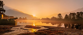 Sunrise on Lake Como