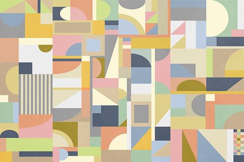 Kleurrijke abstracte geometrische 7