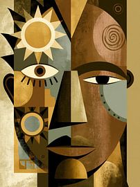 Abstracte Geometrische Expressie van Imagine