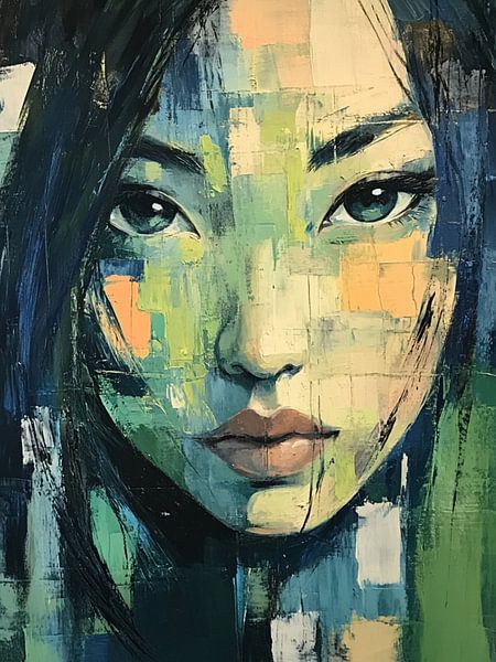 Modern Abstract Portret van SPEQ ART