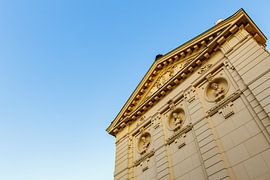 Buitenaanzicht van het kunst paviljoen (en museum) in Lower Town van Zagreb, Kroatië, Balkan, Europa van WorldWidePhotoWeb