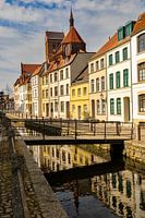 Reflet dans la fosse du moulin