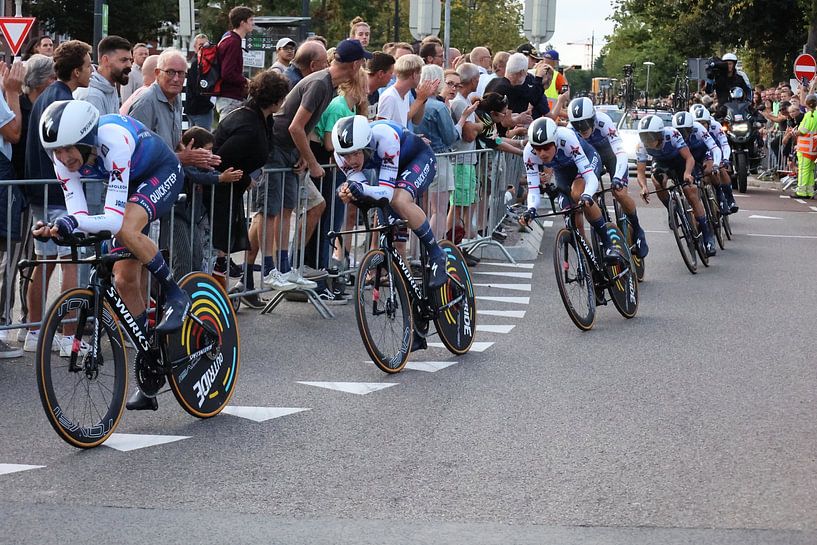 The wolfpack team tijdrit Vuelta 2022 van FreddyFinn