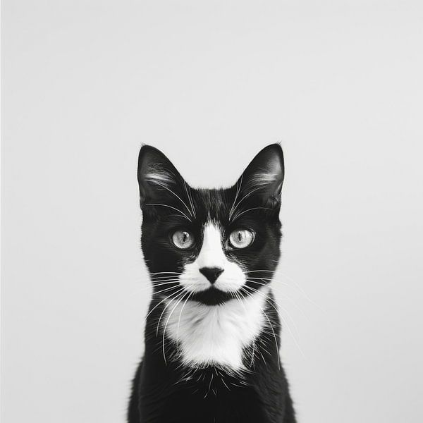 Katzen Portrait von Poster Art Shop