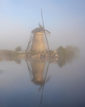 Stilte bij de molen van Cor de Bruijn Photography