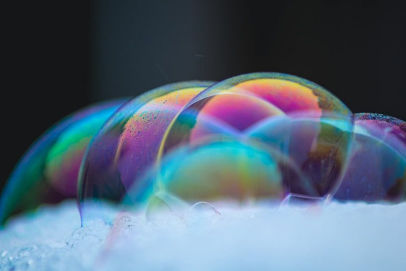 1Blasen im Schnee 3.0 von Akinnafotografie