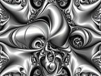 Silbrige Spiralen