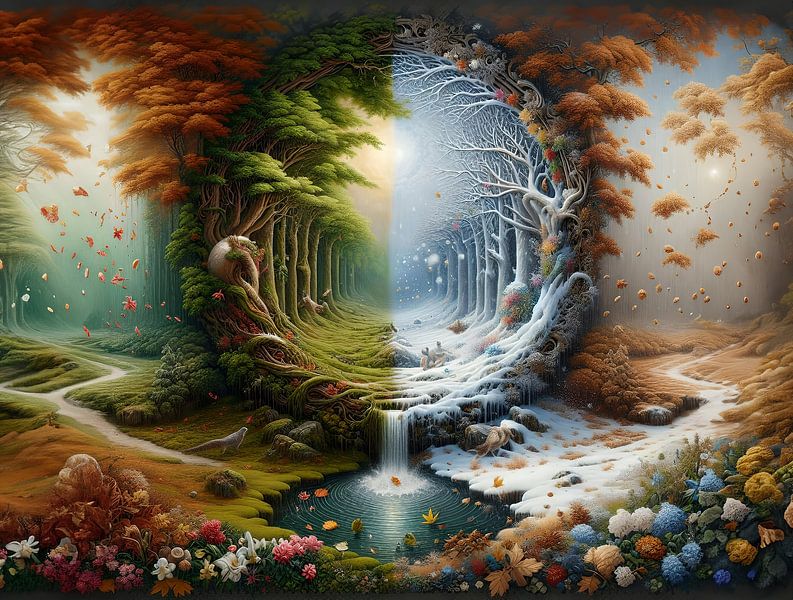 Four seasons: Winter, Summer, Spring and Autumn by Eye on You