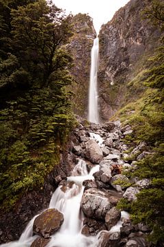 Wasserfall in Neuseeland von Lisanne de Beun