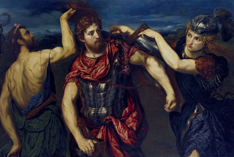 Paris Bordon, Perseus bewaffnet mit Merkur und Minerva - 1550 von Atelier Liesjes