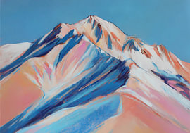 Pastelkleurige bergtoppen van IamHomeStudio