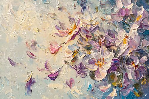 Fleurs aux couleurs impressionnistes