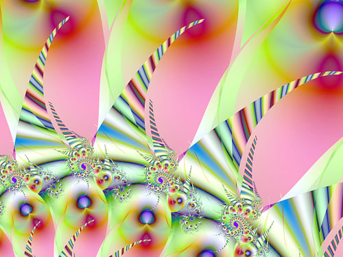 Spirale à boules Arlequin
