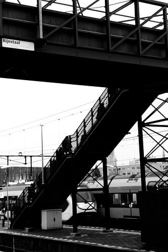 Loopbrug station Delft 2015