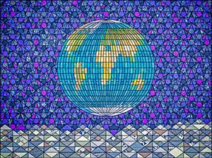 Vitrail virtuel Earthrise