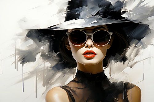 Fashion Model Painting