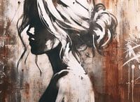 Banksy Style Street Art