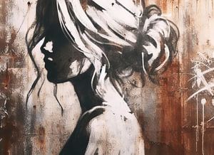 Straßenkunst im Banksy-Stil