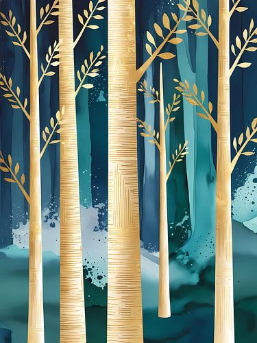 Gilded Woodland Reverie