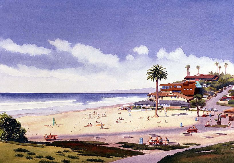Moonlight Strand Encinitas van erikaktus gurun