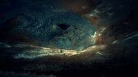 Down the crater